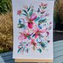 Original Watercolour Floral Painting Image 3