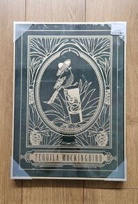 Brand new framed canvas picture print " Tequila Mockingbird"" Bar Decor