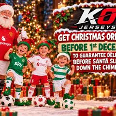 Football Kits & Jerseys Ready For Christmas