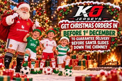 Football Kits & Jerseys Ready For Christmas