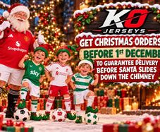 Football Kits & Jerseys Ready For Christmas
