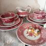 SPODE "Pink Camilla" Tea set for two Image 2