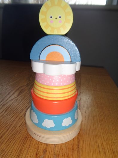 Little Town Wooden Sun Stacker for Sale