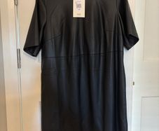 Phase Eight Faux Leather Shift Dress