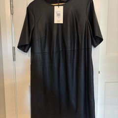 Phase Eight Faux Leather Shift Dress