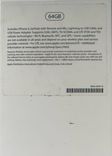iPhone 6 64GB Space Gray