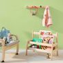 IKEA Set of FLISAT Book Display + Book Shelf partially Painted in White Image 3