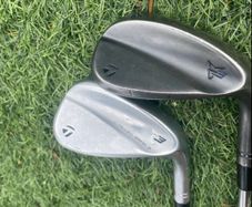 Taylormade 52 and 56 Wedges, Stiff Flex, Milled Grind Raw Faces.