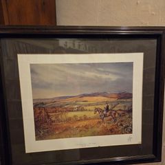 "The Vantage Point - The Morpeth" by artist John King - Framed Print