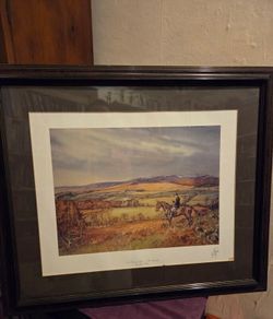 "The Vantage Point - The Morpeth" by artist John King - Framed Print