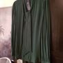 M&S green shirt, blouse, tie neck, size 8, NEW Image 4