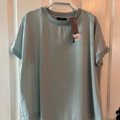 NEW Parfois Blouse / Top in Mint Green - Size S / fits up to Size 12
