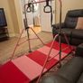 Gym bar and mat Image 3
