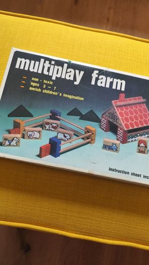 Toy Farm Wooden Set By Multiplay