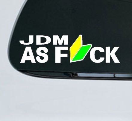 Jdm As Fck Decal