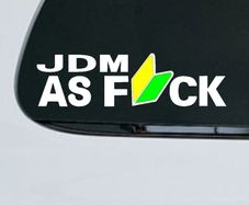 Jdm As Fck Decal