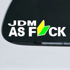Jdm As Fck Decal
