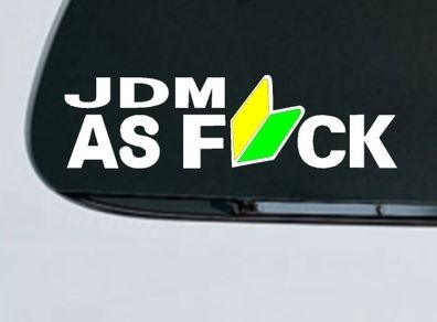 Jdm As Fck Decal
