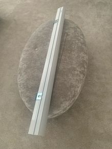 Blackout roller blind with built-in pelmet White NEW