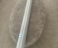 Blackout Roller blind NEW White with pelmet