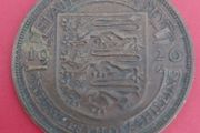 Jersey One Twelft of a Shilling 1926 Coin in Extremely Fine condition