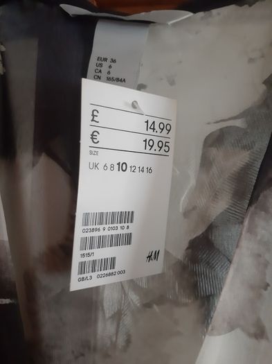 Brand New H&M Blouse, Size 10