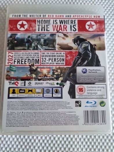 Homefront PlayStation3 Ps3 Games Original