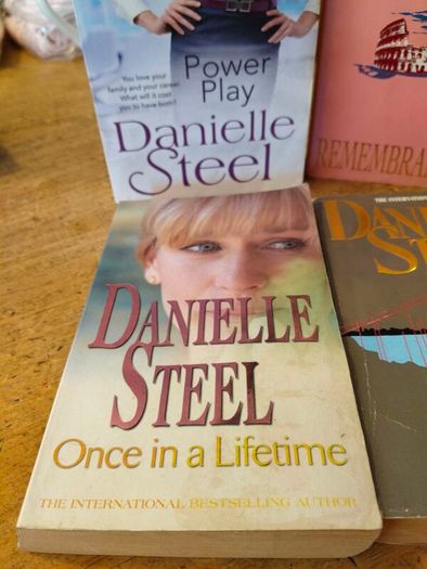 4 Danielle Steel books.