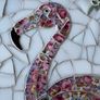 Handmade Framed Flamingo Mosaic Image 5