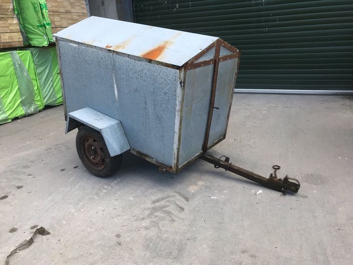 Car box storage trailer