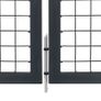 Garden Gate with Posts Steel 350x100 cm Anthracite Image 4