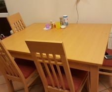 Quality Solid Wood Extendable Table