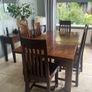 Kitchen table & 6 chairs Image 2