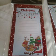 Christmas Shopping List Pkts x 2