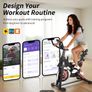 Exercise Bike Indoor Cycling Bike with Silent Belt Image 2