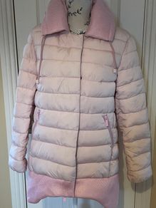 Pink Puffer Coat - Size XL - Attrait