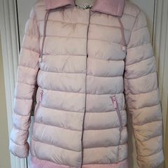 Pink Puffer Coat - Size XL - Attrait