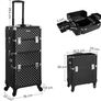 Trolley Cosmetic  Case Rolling Universal Wheels Image 3