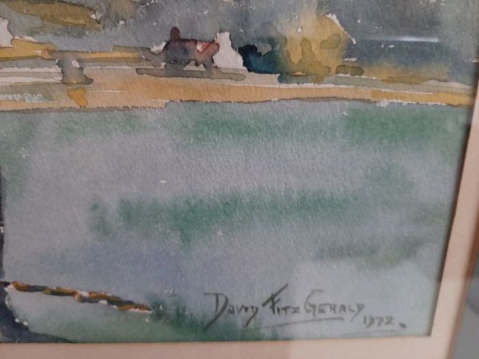 Kenmare Harbour watercolour 1972