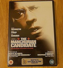 The Manchurian Candidate DVD 2005 Denzel Washington Meryl Streep Liev Schrieber