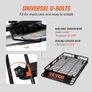 Roof Rack Cargo Basket, 64" x 39" x 6" Rooftop Cargo Carrier with Extension, Heavy-duty Steel 200 LBS Capacity Universal Roof Rack Basket, Luggage Holder for SUV, Truck Image 5