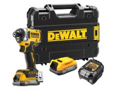 DeWalt DCF860E2T 18V XR Brushless Premium Impact Driver with 2x 1.7Ah Powerstack Batteries