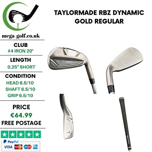 Taylormade RBZ #4 Iron 20 Degree / Dynamic Gold Regular