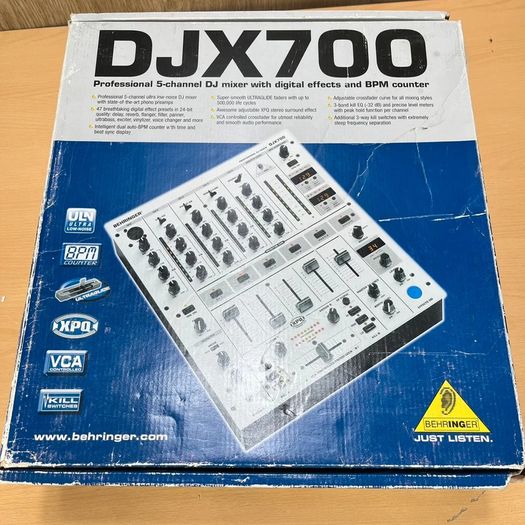 Behringer DJX700 Pro 5-Channel DJ Mixer - Boxed - Very Good Condition
