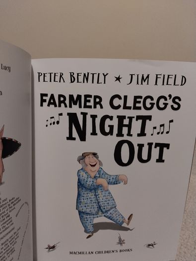 Farmer Clegg's night out story book by Peter Bently