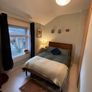 West Elm real wood double bed frame Image 3
