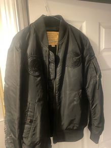 alpha industries nasa bomber jacket