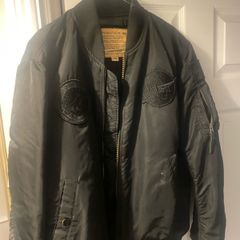 alpha industries nasa bomber jacket