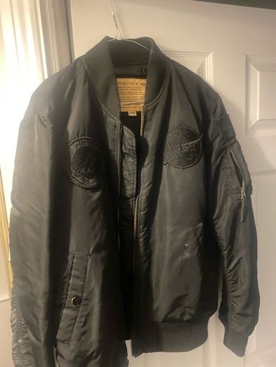 alpha industries nasa bomber jacket