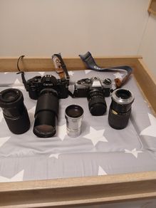 Vintage Camera & Lens Joblot (Untested)